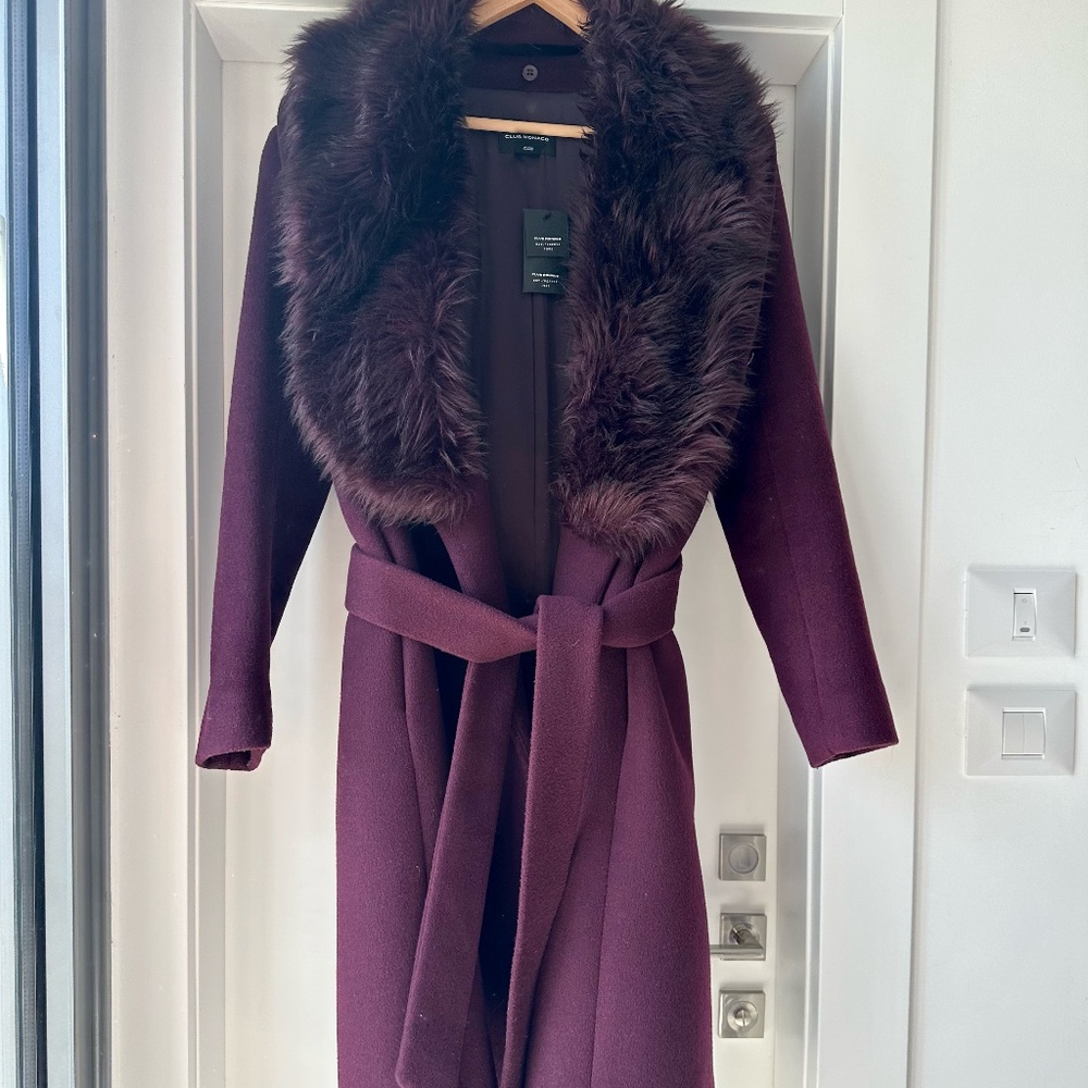 Club Monaco Wrap Coat
